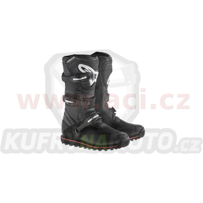 boty TECH TRIAL, ALPINESTARS (černá/červená) 2024