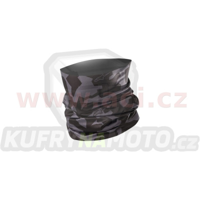 nákrčník CAMO NECK TUBE, ALPINESTARS (černá/šedá)