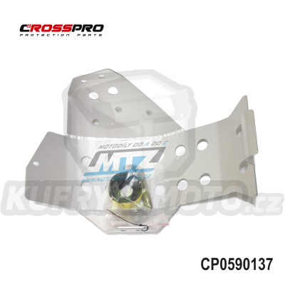 Kryt pod motor hliníkový ALU Engine Guard - KTM 450EXC+500EXC / 12-16 + 450SXF / 13-14 + Husaberg FE450+FE501 / 13-14 + Husqvarna