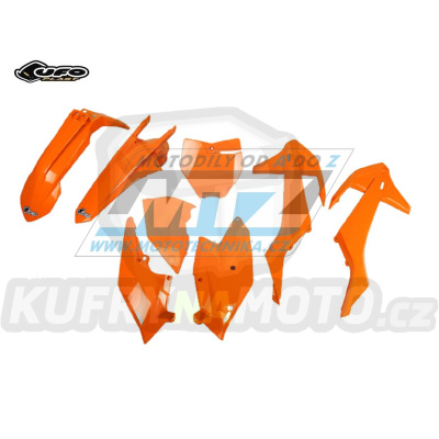 Sada plastů KTM 125SX+150SX + 250SXF+350SXF+450SXF / 16-18 + 250SX / 17-18 - barva oranžová