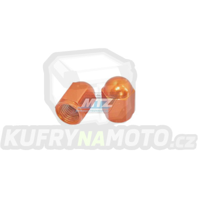 Čepičky ventilku NUT - barva oranžová