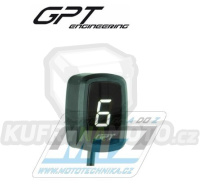 Ukazatel zařazené rychlosti digitální GPT EVO1 - bílý - VÝPRODEJ (prasklina zadního krytu)