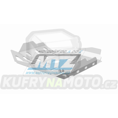 Kryt pod motor hliníkový Dual Sport - BMW R1200GS / 08-12 + R1200GS Adventure / 08-13 - barva stříbrná Ice Polished
