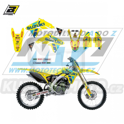 Polepy na motocykl (sada polepů Graphics) Suzuki RMZ450 / 08-17 - typ polepů Replica Suzuki Restyle