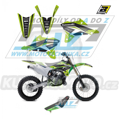 Polepy s potahem sedla (sada polepů a potah sedla Dream) - Kawasaki KX85 / 14-21 - typ polepů Dream4