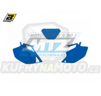 Polepy číslových tabulek (vystřižené) - Yamaha WRF250+WRF450 / 03-04 - barva modrá