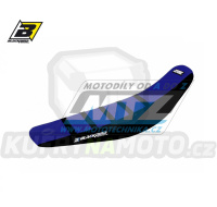 Potah sedla Yamaha YZ125+YZ250 / 22-25 - barva černo-modrá - typ potahu ZEBRA