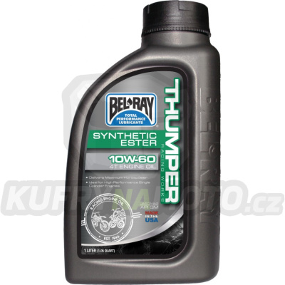 Motorový olej Bel-Ray THUMPER RACING WORKS SYNTHETIC ESTER 4T 10W-60 1 l