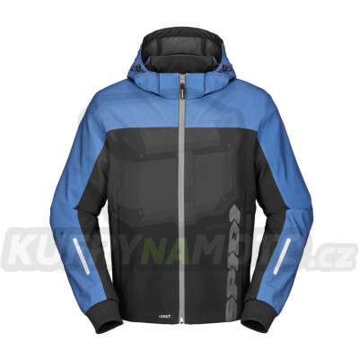 bunda HOODIE H2OUT, SPIDI (černá/modrá)