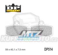 Destičky brzdové DP514 - DP BRAKES směs Premium Sinter OEM
