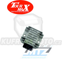 Regulátor dobíjení RGU-407 Tourmax - Kawasaki KLR250 / 84-05 + KMX200 / 88-98 + KL600+KLR600+KLR650+KLX650 + KLF220 Bayou + KLF185 Bayou + KLF110E Mojave