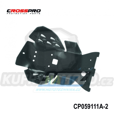 Kryt pod motor plastový DTC Engine Guard - KTM 250SXF / 13-15 + 350SXF+350XCF + Husqvarna FC250+FC350 / 14-15 + FE250+FE350 / 14-16 + Husaberg FE250+FE350 / 14 - barva černá