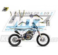 Polepy na motocykl (sada polepů včetně číslových tabulek) Husqvarna FC250+FC350+FC450 + TC125+TC250 / 23 - typ polepů Retro
