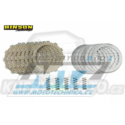 Sada spojkových lamel třecích, ocelových a pružin Hinson - Kawasaki KFX400 / 05-06 + Suzuki LTZ400 / 05-14