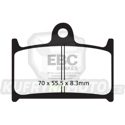Brzdové destičky EBC FA236