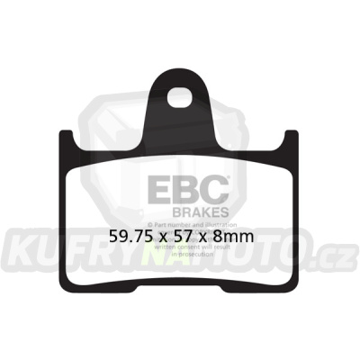Brzdové destičky EBC FA254HH
