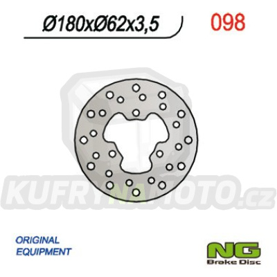Brzdový kotouč moto NG 098