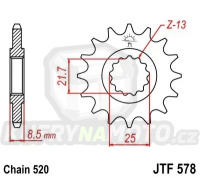 Řetězové kolečko JT JTF 578-15 15 zubů