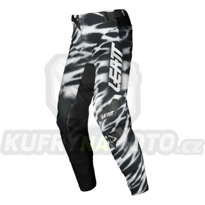 LEATT MOTO 5,5 IKS KALHOTY AFRICKÉ TIGEROVÉ NOHAVICE ČERNÁ / BÍLÁ VELIKOST M-5021010142-akce