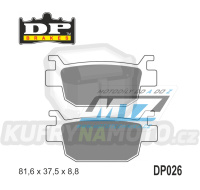 Destičky brzdové DP026 DP Brakes - směs Premium OEM Sinter