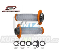 Rukojeti/Gripy Progrip 708 LOCK-ON 2takt+4takt (ODI SCS) včetně 5 nástavců - šedo-oranžové