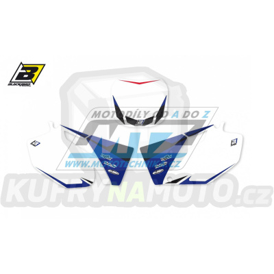 Polepy číslových tabulek (vystřižené) - Yamaha YZF250+YZF450 / 03-05 - typ polepů Dream4