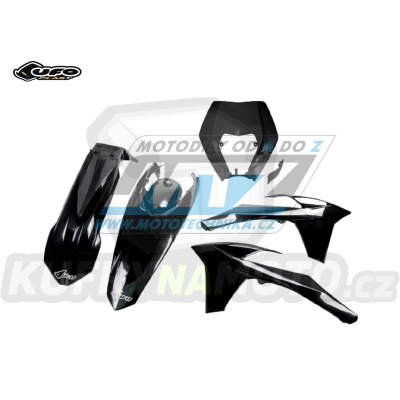 Sada plastů KTM 125EXC+200EXC+250EXC+300EXC + 250EXCF+350EXCF+450EXC+500EXC / 12-13 - barva černá