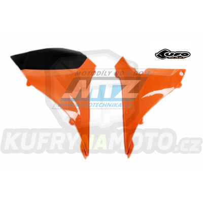 Kryty air-boxu KTM 125SX+150SX+250SX / 12 + 250SXF+350SXF+450SXF / 11-12 - barva černo-oranžová