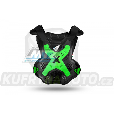 Nárameníky (chránič hrudi) UFO X-Concept - barva fluo zeleno-černá