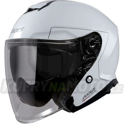 Otevřená helma AXXIS MIRAGE SV ABS solid bílá lesklá XS