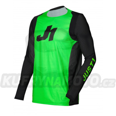 Dres JUST1 J-FLEX ARIA neonově zeleno/černý