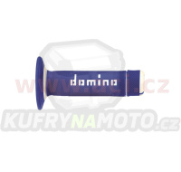 gripy A020 (offroad) délka 118 mm, DOMINO (modro-bílé)