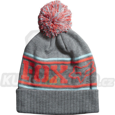 Čepice dámská FOX Beanie Grand Pom šedá