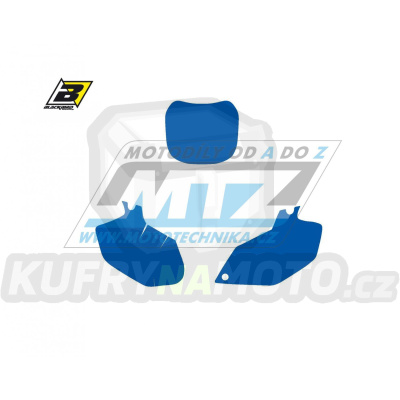 Polepy číslových tabulek (vystřižené) - Yamaha YZF250+YZF450 / 03-05 - barva modrá