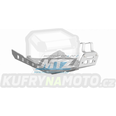 Kryt pod motor hliníkový Dual Sport - Honda X-ADV750 / 17-23 - barva stříbrná Ice Polished