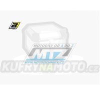 Polepy číslových tabulek (vystřižené) - Suzuki RM125+RM250 / 01-11 - barva bílá