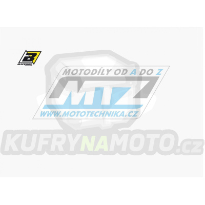 Polepy číslových tabulek (vystřižené) - Yamaha WRF250 / 01-02 + WRF400 / 98-02 + WRF426 / 00-02 - barva bílá