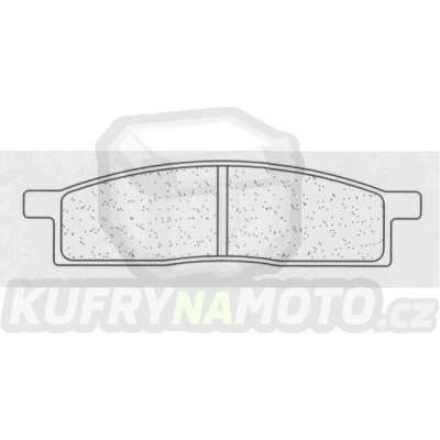 Brzdové destičky CL BRAKES 2424 MX10 (XC7)