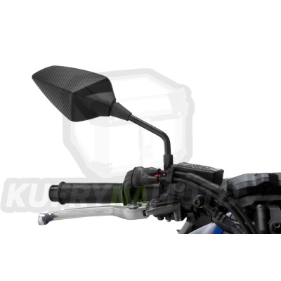 Zpětné zrcátko PUIG RS1 WITH BAR 7341C karbonový vzhled levé (včetně kitu adaptéru)