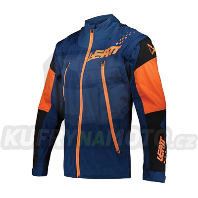 LEATT MOTO 4.5 LITE BUNDA ORANŽOVÁ BARVA ORANŽOVÁ / NAVY MODRÁ VELIKOST L-5021000202-akce