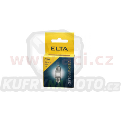 ELTA žárovka 12V LED VisionPro C5W SV8,5 31 mm 25 lm (sada 2 ks)