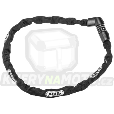 řetězový zámek black Tresor (délka 110 cm, tloušťka 7 mm), ABUS