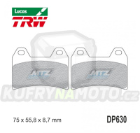 Destičky brzdové DP630-LUSV TRW Lucas MCB683SV - směs Sinter Road