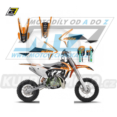 Polepy na motocykl (sada polepů Dream) KTM 50SX / 16-23 - typ polepů Dream4