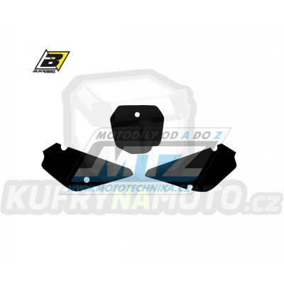 Polepy číslových tabulek (vystřižené) - Suzuki RM85 / 02-23 - barva černá