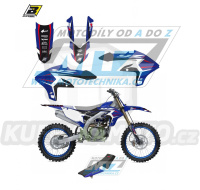 Polepy s potahem sedla (sada polepů a potah sedla Dream) - Yamaha YZF450 / 23 - typ polepů Dream4