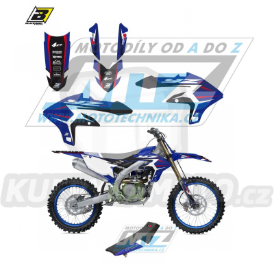Polepy s potahem sedla (sada polepů a potah sedla Dream) - Yamaha YZF450 / 23 - typ polepů Dream4