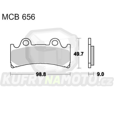 Brzdové destičky LUCAS MCB 656 SV