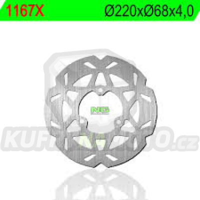 Brzdový kotouč moto NG 1167X