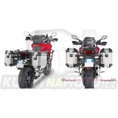 Montážní sada držák – nosič kufru bočních Givi Ducati Multistrada 1200 2015 – 2017 G786- PLR 7406 CAM